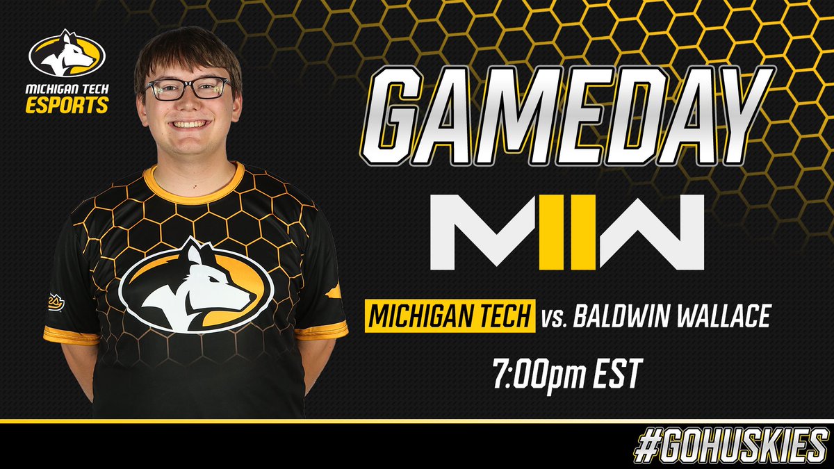 !!! TONIGHT !!! Call of Duty faces @BWUEsports in the Round of 4! 🕖7:00 PM ET 📺twitch.tv/mtuesports #wearehuskies