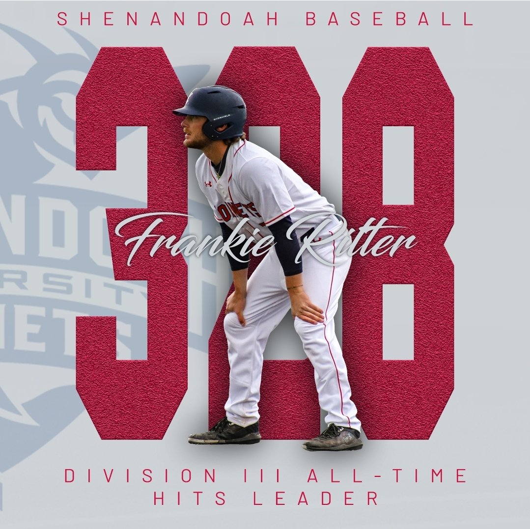 328 AND COUNTING!!

Congratulations to <a href="/SUHornetsBB/">SU Baseball</a> SS Frankie Ritter on becoming the <a href="/d3baseball/">D3baseball</a> All-Time leader in career hits!

#GoSUHornets <a href="/odacathletics/">ODAC</a>