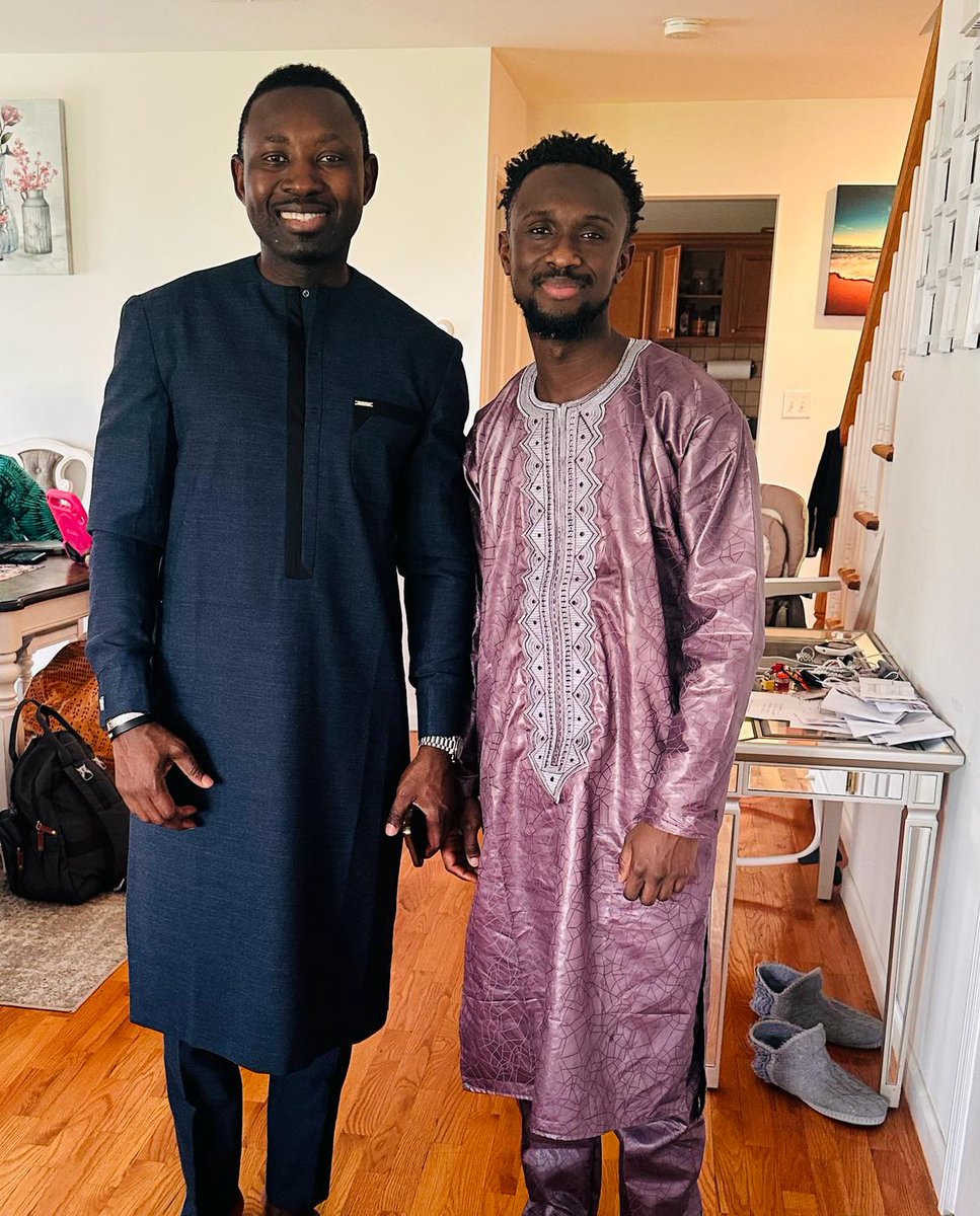 Eid Mubarak from me and my supervisor at the Permanent Mission of The Gambia to the United Nations. May God accept our fasting and supplications.