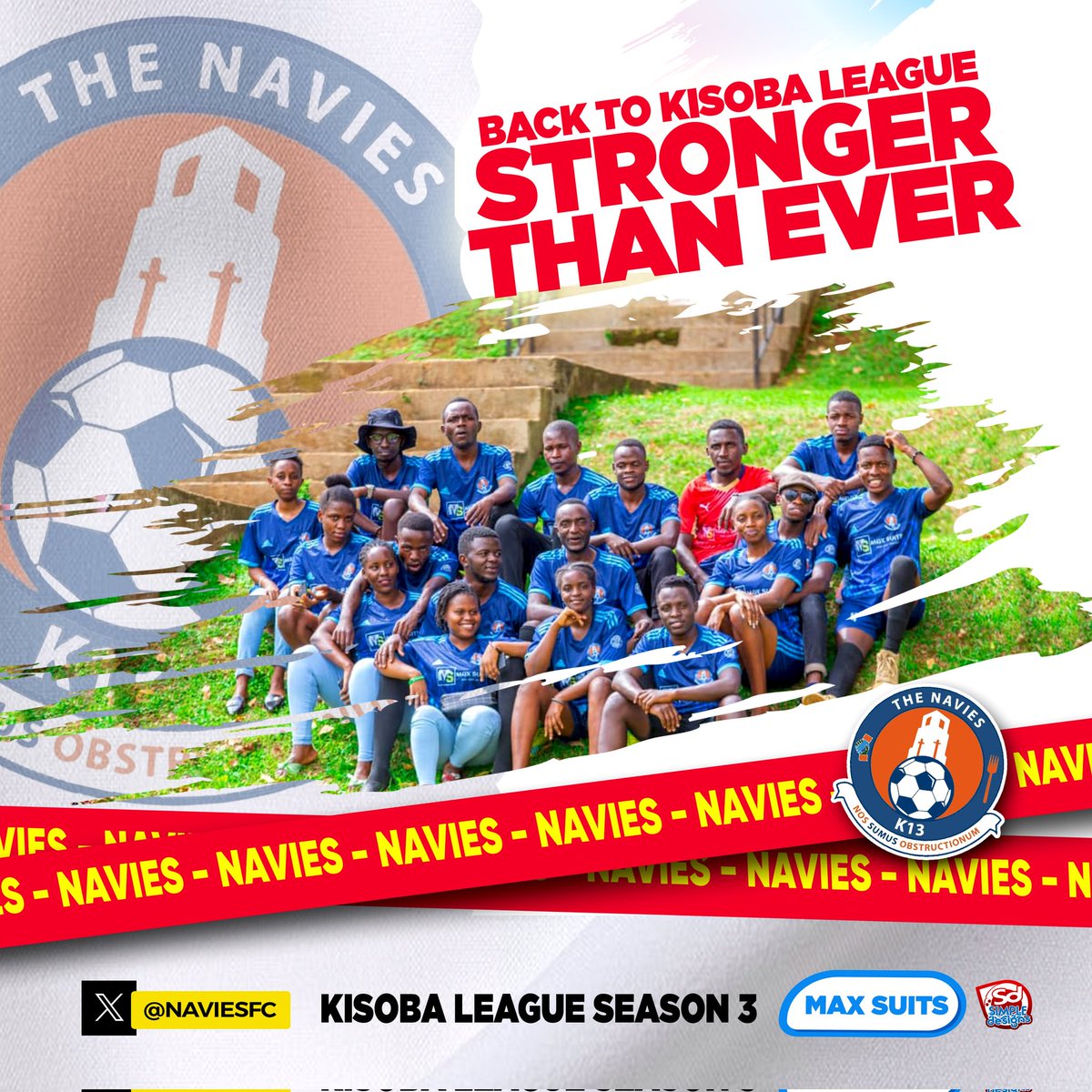 📌 CONFIRMED: This Sunday 14th April we're balling again ' KISOBA LEAGUE RETURNS ' . Thank ya'll for the support and much love from us @NaviesFC ❤👏 #KLReturns