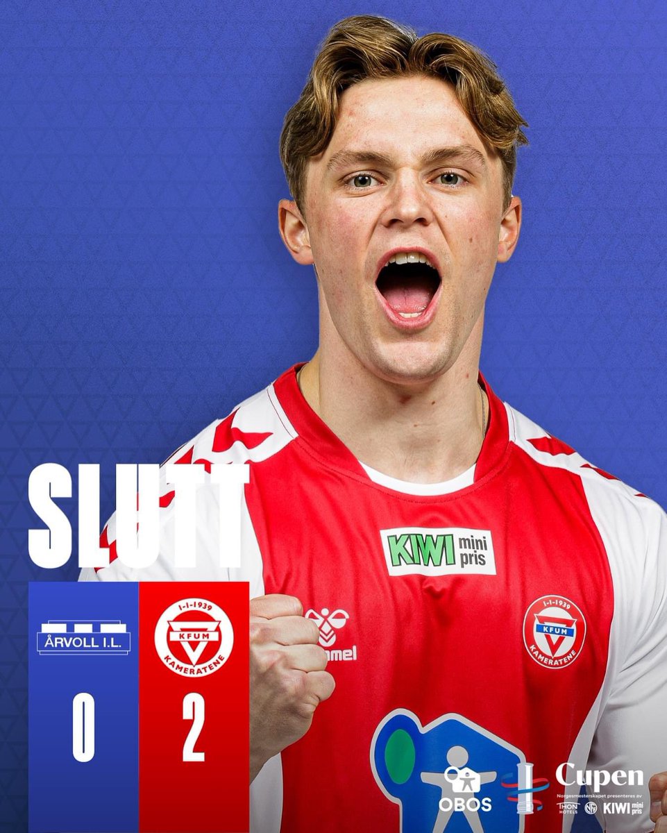 Gøy med første runde i cupen!✅ Ett steg nærmere Ullevål🔜 Takk for støtten🤩 <a href="/profetene/">Profetene</a>