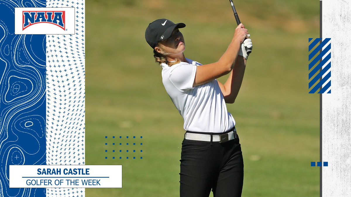 W⛳️ @MilliganBuffs makes it a clean sweep! Sarah Castle is the #NAIAWGolf weekly award winner. Read all about it --> bit.ly/4aK4AtY #collegegolf #NAIAPOTW