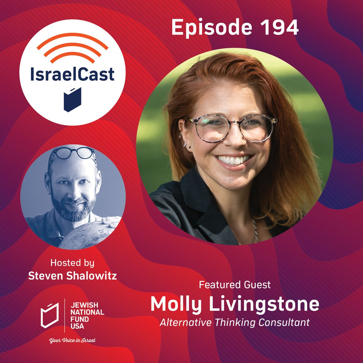 Listen to IsraelCast to hear Molly Livingstone discuss with host @stevenshalowitz how the attacks impacted Israel’s startup industry, how Israel’s innovators have responded, and several of her favorite ventures that she is a part of.

jnf.org/israelcast