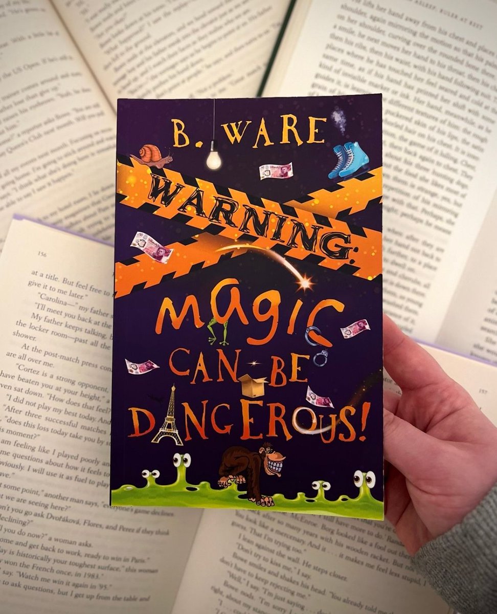 'Takes readers on a thrilling journey through a world of magical chaos, reminiscent of the whimsical tales of Lemony Snicket.' - NetGalley Reviewer

WARNING: Magic Can be Dangerous! by B. Ware is out on the 30th of April, pre-order your copy today!

#WARNINGMagicCanBeDangerous