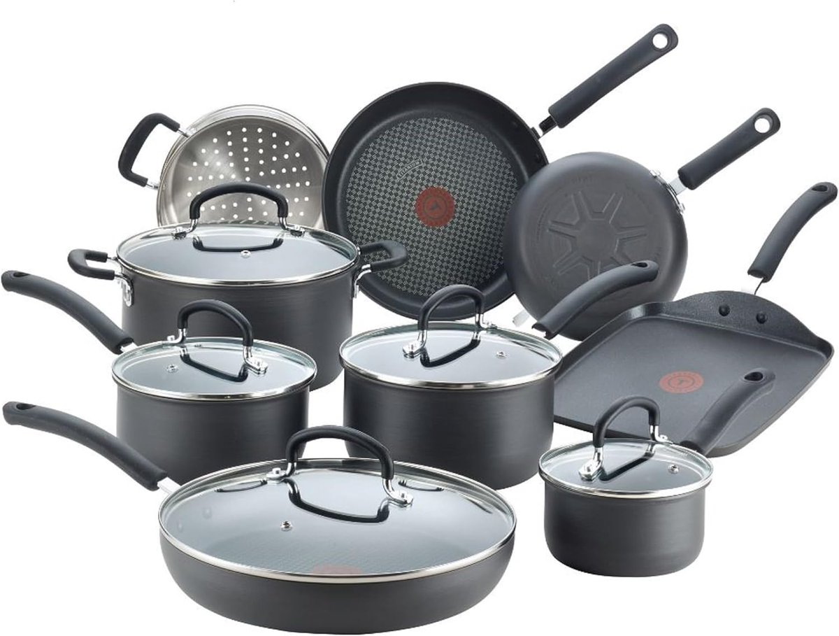 Select T-Fal pots, pans, and cookware -- Save up to 67% -- FROM $16.44

amzn.to/4aswCdX

#tfal #tfalcookware #tfalpots #tfalpot #tfalpans #tfalpan #cookwaresets #cookwareset #cookware #kitchendeals #kitchendeal #kitchen #deals #dailydeals #dailydeal #deal #tfaldeals