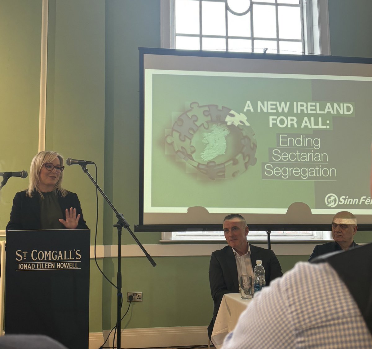 On this day 26 years ago the Good Friday Agreement was signed. Today @moneillsf launched a new document on ending sectarian segregation & building a new Ireland for all. Let’s make it happen. You can read the document here: sinnfein.ie/files/2024/A_N…