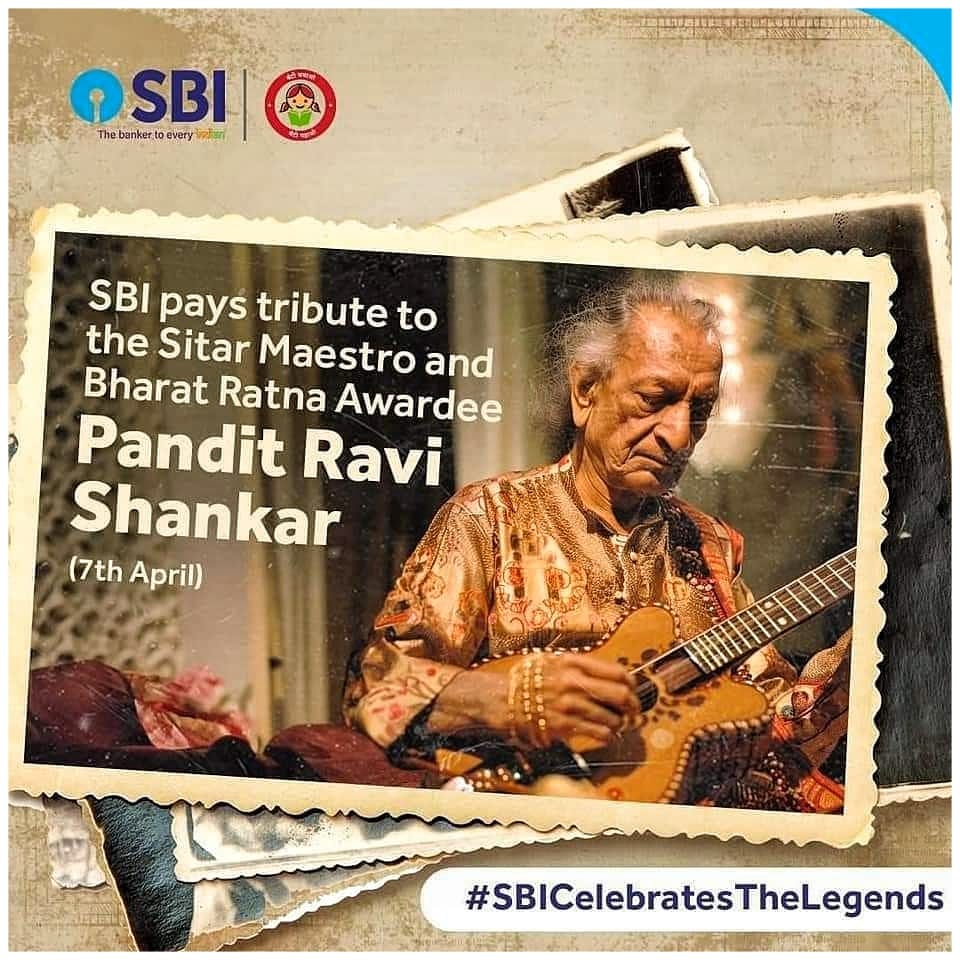 When @TheOfficialSBI can't tell sitar apart from a guitar, nor know what Pt Ravi Shankar looks like.....