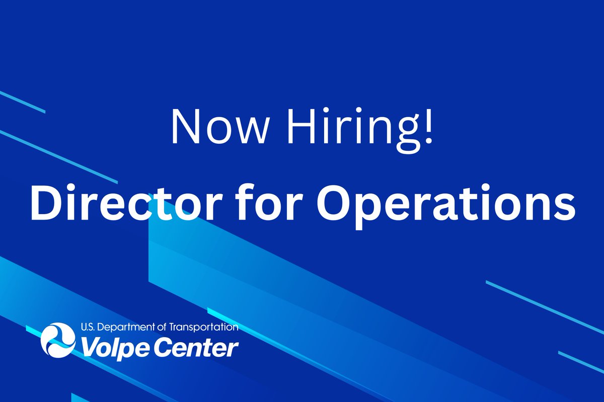 We’re hiring a Director for Operations to serve as principal advisor for IT, administrative, acquisitions, and business enterprise, in coordination with HR, finance, legal, EEO, and comms. Looking for a diverse pool of well-qualified candidates. Apply now! bit.ly/3TrkT88