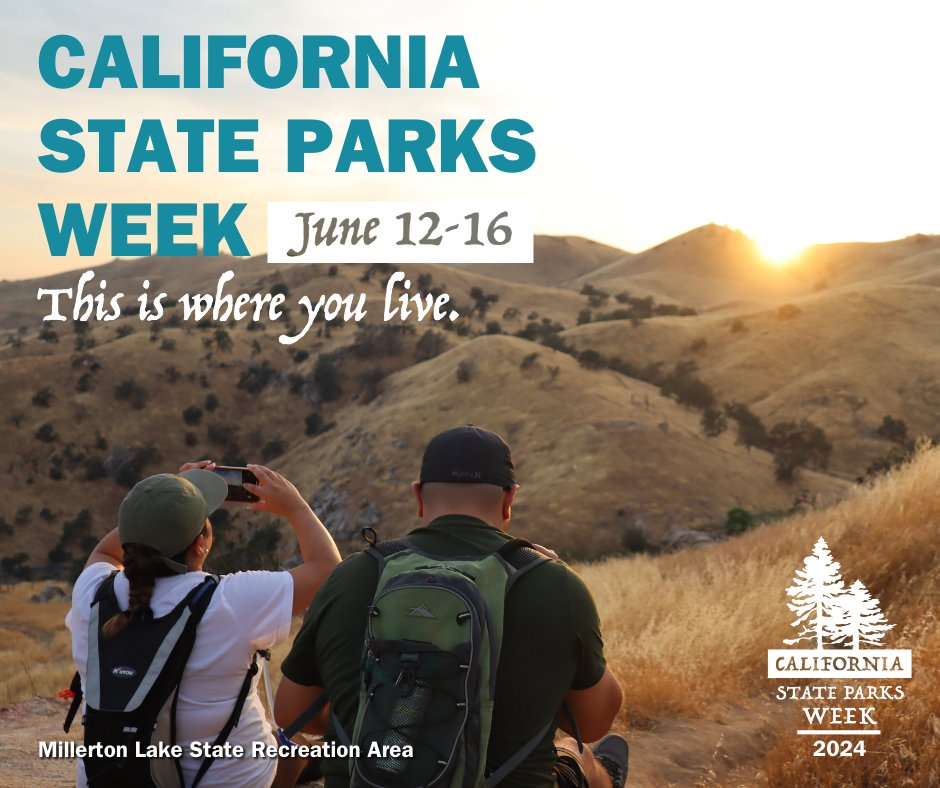 With more than 200 events, the public is invited to celebrate the third annual California State Parks Week, June 12-16, presented by @CAStateParks, @SavetheRedwoods, @ParksCalifornia, and @CalParks. Read more: bit.ly/3rdAnnualState…