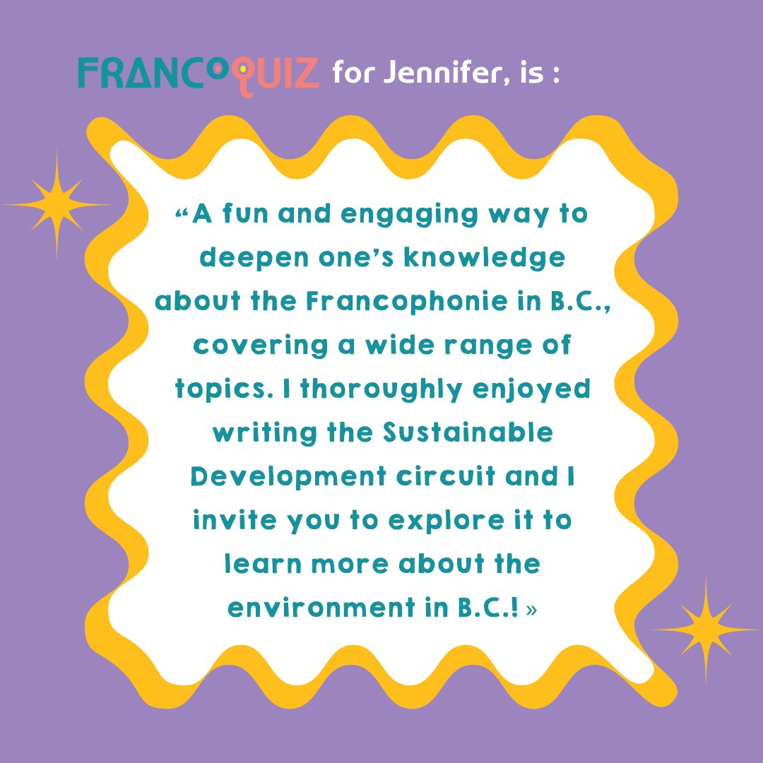 FrancoQuiz's tweet photo. 😍 Meet Jennifer, a sustainability enthusiast deeply committed to preserving our planet 🌍. She promotes sustainable initiatives, both professionally at @lasdecb and in her love for animals. 
🐾 Explore her sustainable development circuit. 🌱
⬇️https://t.co/PdmSqOJ3dw https://t.co/deFiIDpZmn