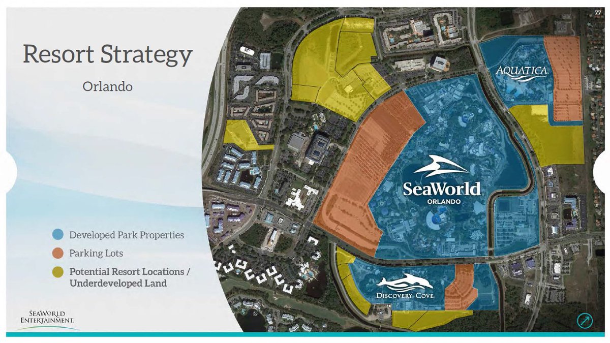Decided to post this on the main. Here is the old map of the planned resort strategy for SeaWorld Orlando.