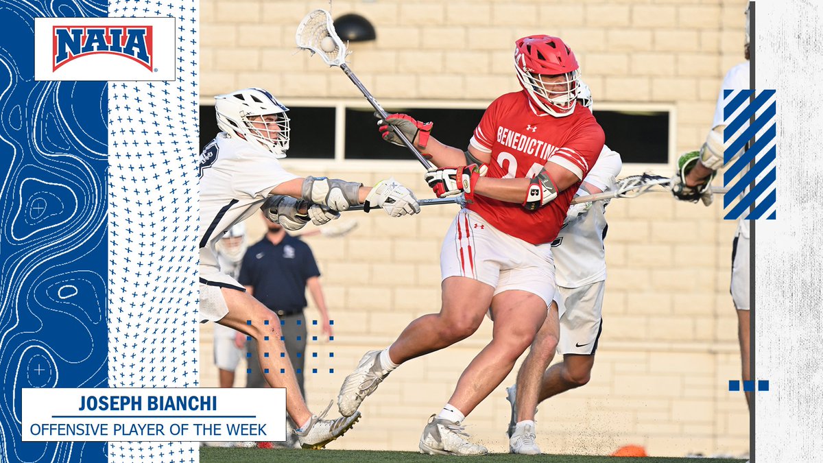M🥍 Joseph Bianchi of @ravenathletics was named #NAIAMLAX Offensive Player of the Week after going a perfect 20-for-20 on faceoffs! Check out more on Bianchi's big week! -->bit.ly/3vTNmvm #collegelacrosse #NAIAPOTW