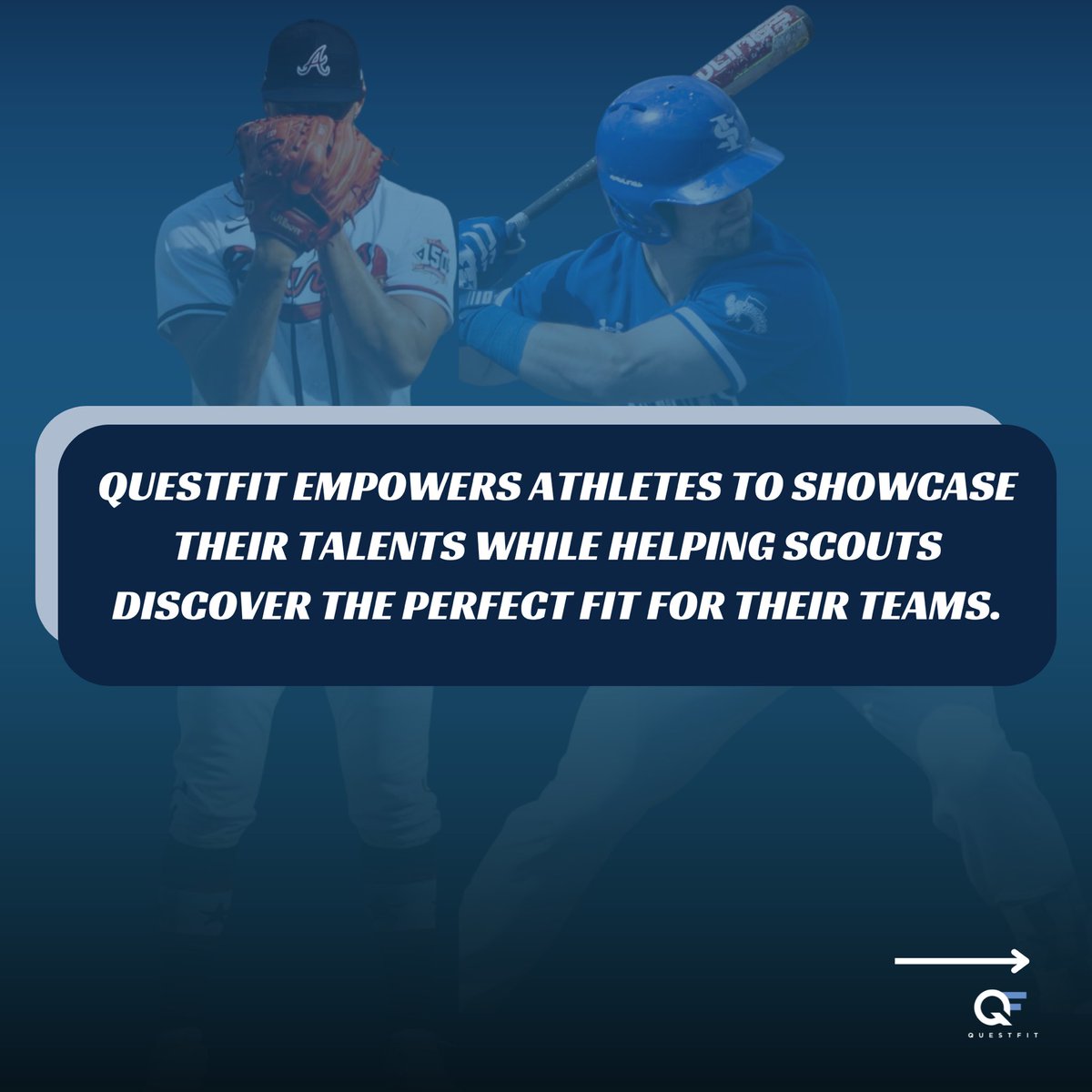 QFitBaseball's tweet photo. A pitcher needs a ball, a batter needs a bat, and both recruiters and athletes need QuestFit. Everyone needs a tool to be successful!
•
#collegebaseball #collegebaseballrecruiter #sportsperformance https://t.co/Fh1Rz8ujkh