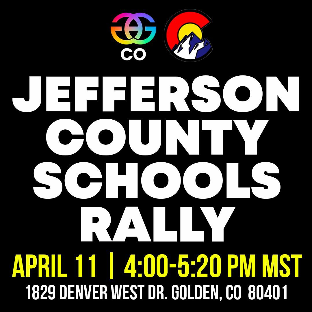 JEFFCO PARENTS! REMINDER RALLY IS TOMORROW!!!