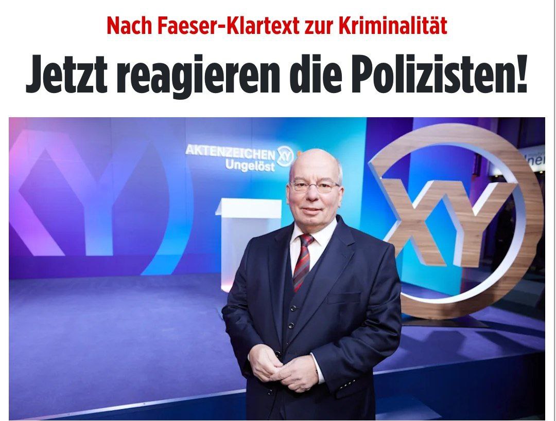 Rainer Wendt Bundesvors. Polizeigewerkschaft

„Wie die Bundespolizei angesichts fehlender 500 Millionen Euro, die im Haushalt fehlen, gestärkt wird, bleibt das Geheimnis von Frau Faeser.“

Auch die anderen Maßnahmen, die Faeser lobte, zerpflückt er: „Das große Abschiebepaket, wie…