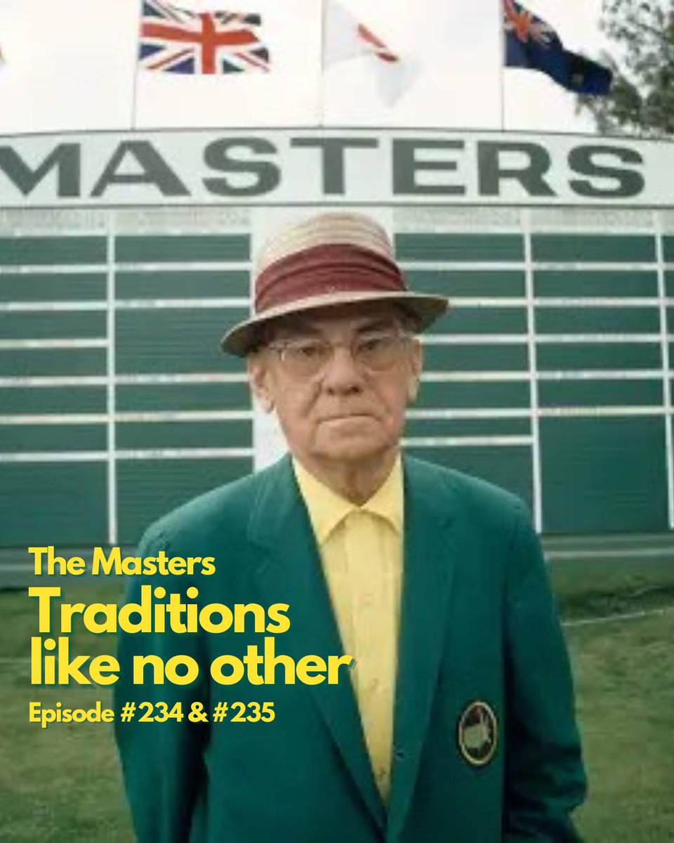 Masters lead up content is getting too much these days. In the unlikely event you want more, we did a 2 pt pod on the idiosyncrasies of ANGC… that’s definitely overdoing it👇 podcasts.apple.com/gb/podcast/the…