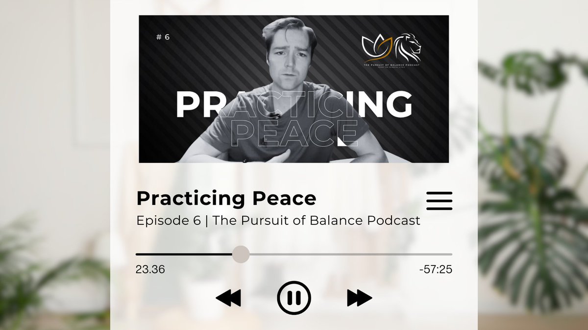 Peace is a verb. Peace is an action that we should all take more seriously. In this episode, we discuss the concept of practicing peace. We talk about how our thoughts, speech, and actions, even in seemingly mundane situations, are the tiny drops in the bucket that ultimately