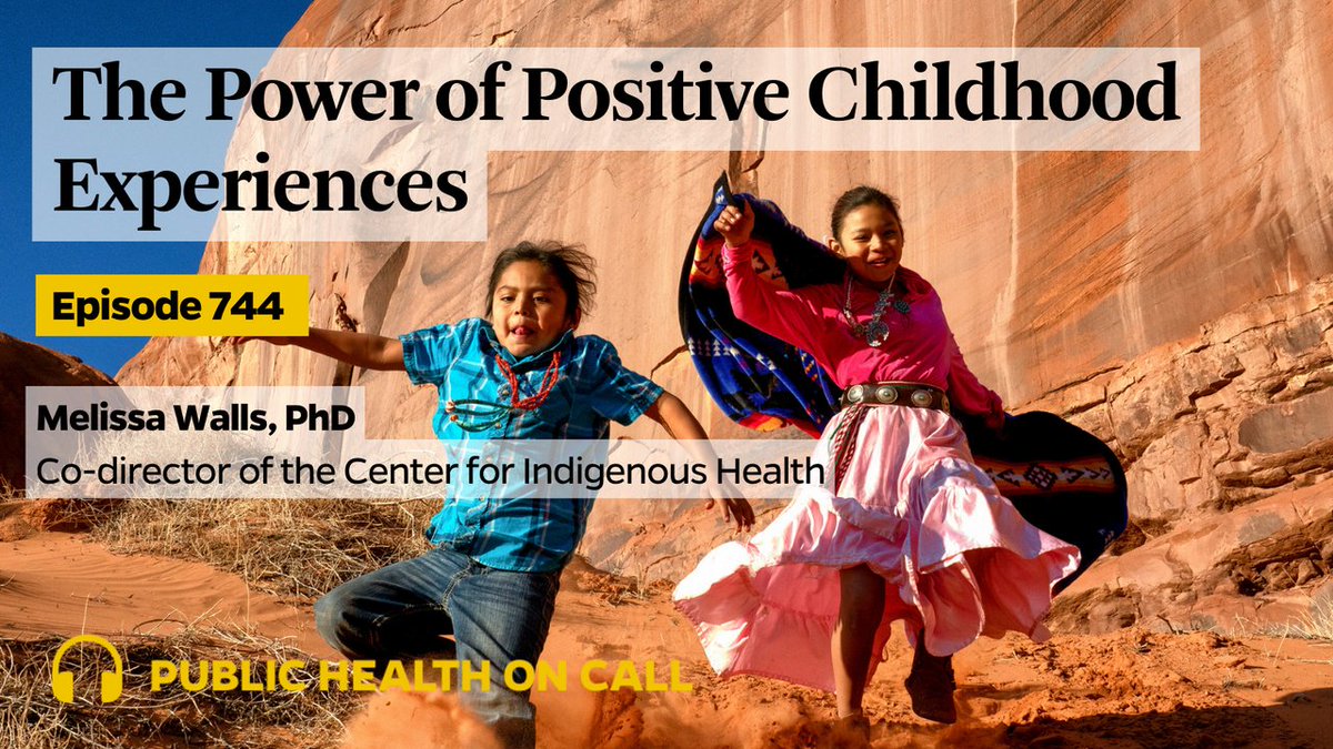 Research often focuses on the impacts of adverse childhood experiences, neglecting the significant effects of positive ones. @JHUCIH’s @MelissaLWalls discusses her experiences within Indigenous communities and the value of studying positive effects. johnshopkinssph.libsyn.com/744-the-power-…
