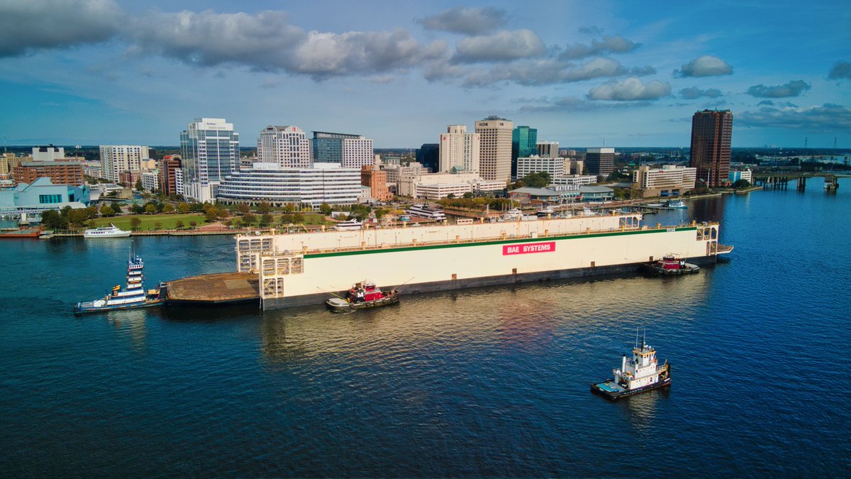 We operate three shipyards, strategically located in key @USNavy homeports, where we have drydocks for lifting these massive ships out of the water in order to carry out the work. 🔗 baes.co/IMHY50R9oIJ #shiprepair #shipyard #shiplift #modernization #maritimesuperiority