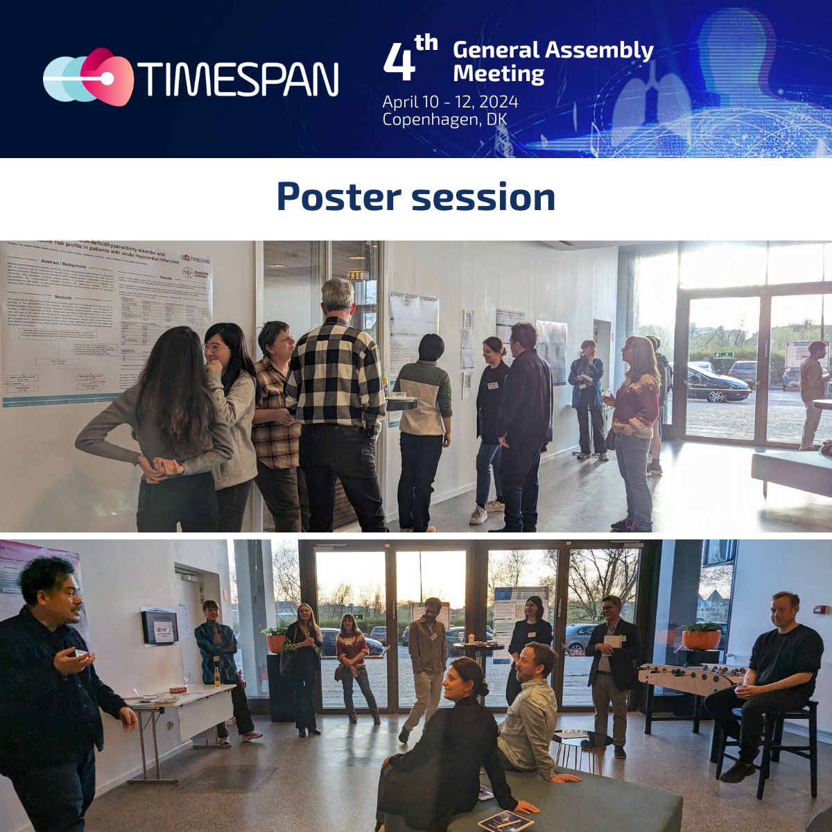 During the evening, TIMESPAN’s #EarlyCareer Researchers have presented and discussed their research in a #posterwalk. Members of TIMESPAN’s Impact and Innovation Board provided valuable feedback! Thanks to each and every one for your hard work 🙌 #ECS #Training #ADHD