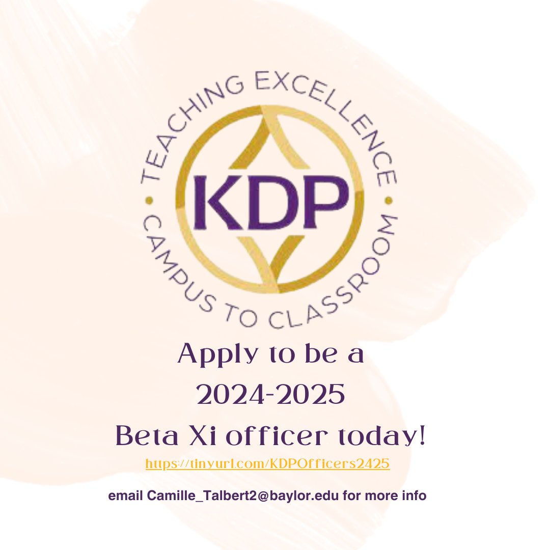 Baylor KDP Chapter tweet media