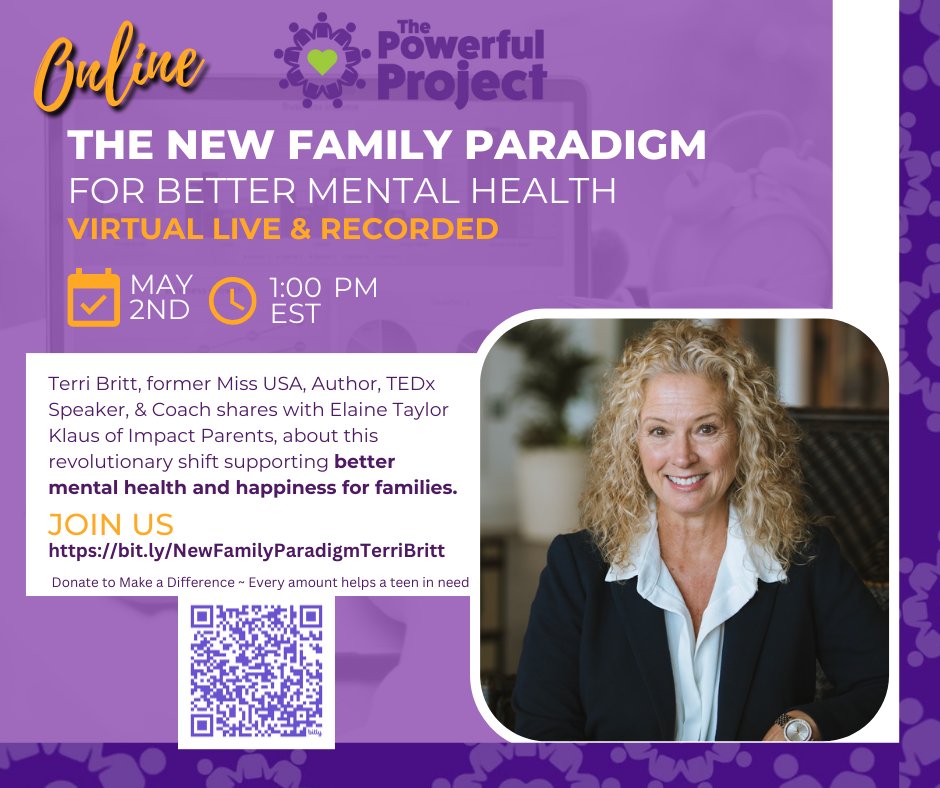 This will be great! Terri Britt is wonderful! bit.ly/NewFamilyParad… #mentalhealth #families #Happiness
