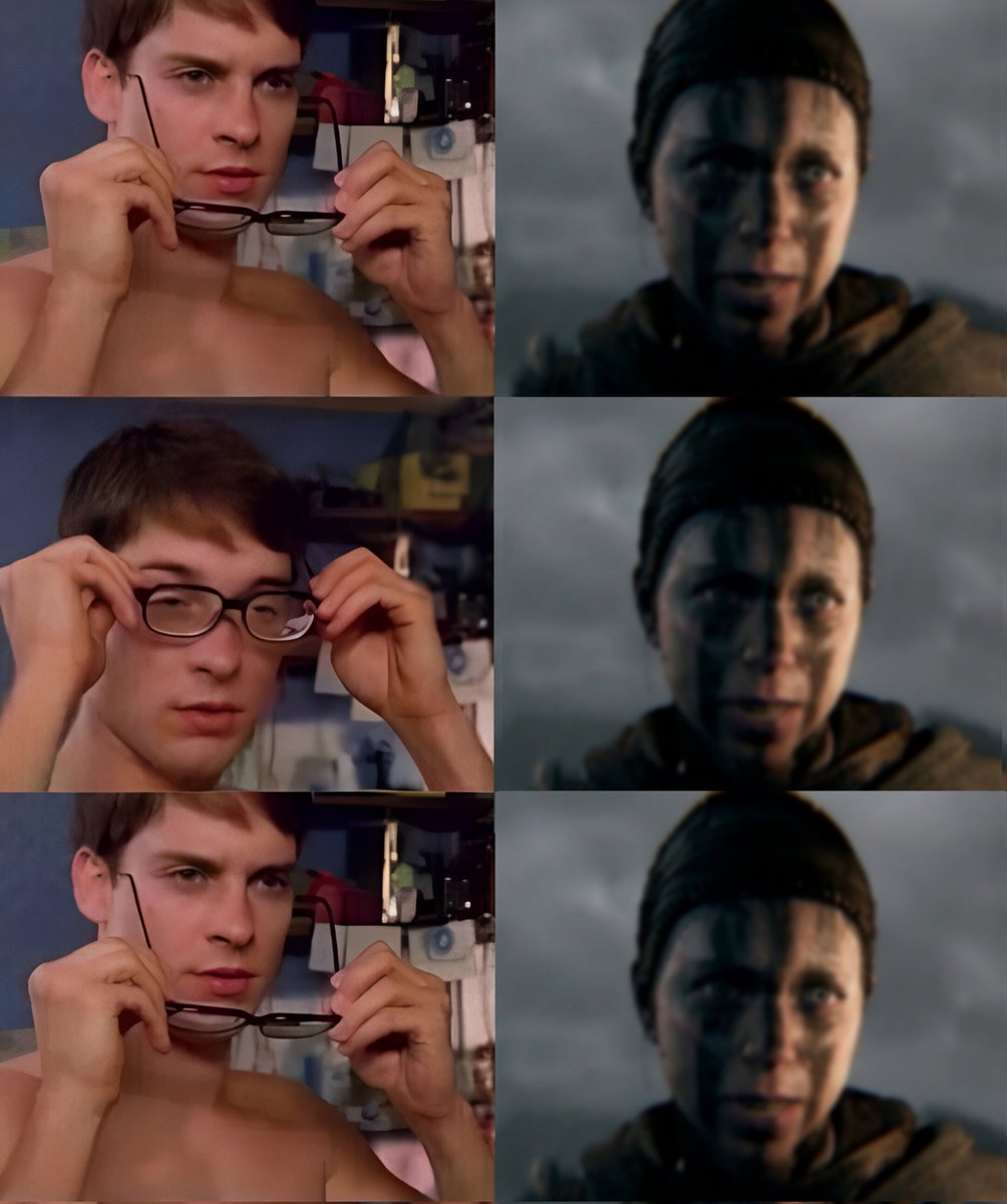 Your eyes are fine, Tobey.