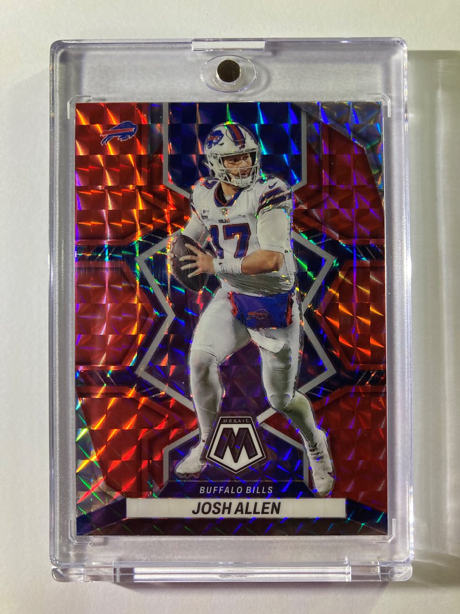 🎁Appreciation Day Giveaway🎁 Winner Announced Tuesday 🔥Josh Allen Red Mosaic To enter 1. Follow 2. Retweet 3. Like