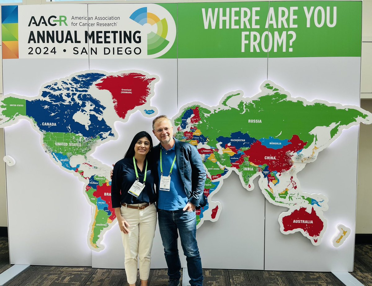 My highlight of #AACR24 was meeting in person @VittorioOrazio @UNSW the Team Leader Metal Targeted Therapy & Immunotherapy. You guys are doing amazing work in copper chelation therapies to reprogram the TME. We will keep working together! Safe trip to Australia my friends!