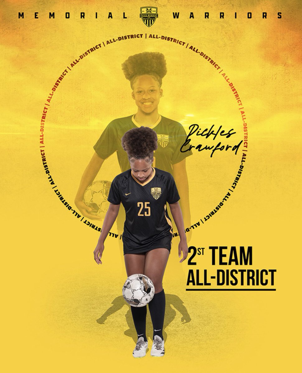 So proud of our girls! Congrats to our ladies who received 2nd Team All-District Awards 💛🖤💛🖤