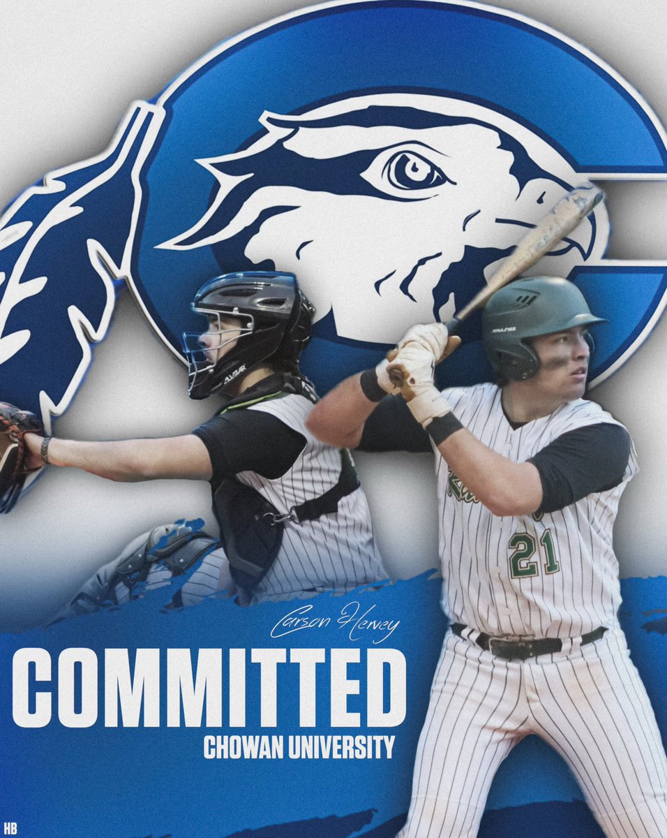 I am blessed to announce my commitment to Chowan University to continue my athletic and academic career. <a href="/ChowanBaseball/">Chowan Baseball</a> <a href="/RavensAthletics/">RavenscroftAthletics</a> <a href="/Ravens_BB/">Ravenscroft Baseball</a> <a href="/time_north/">Gametime Prospects North Carolina</a>