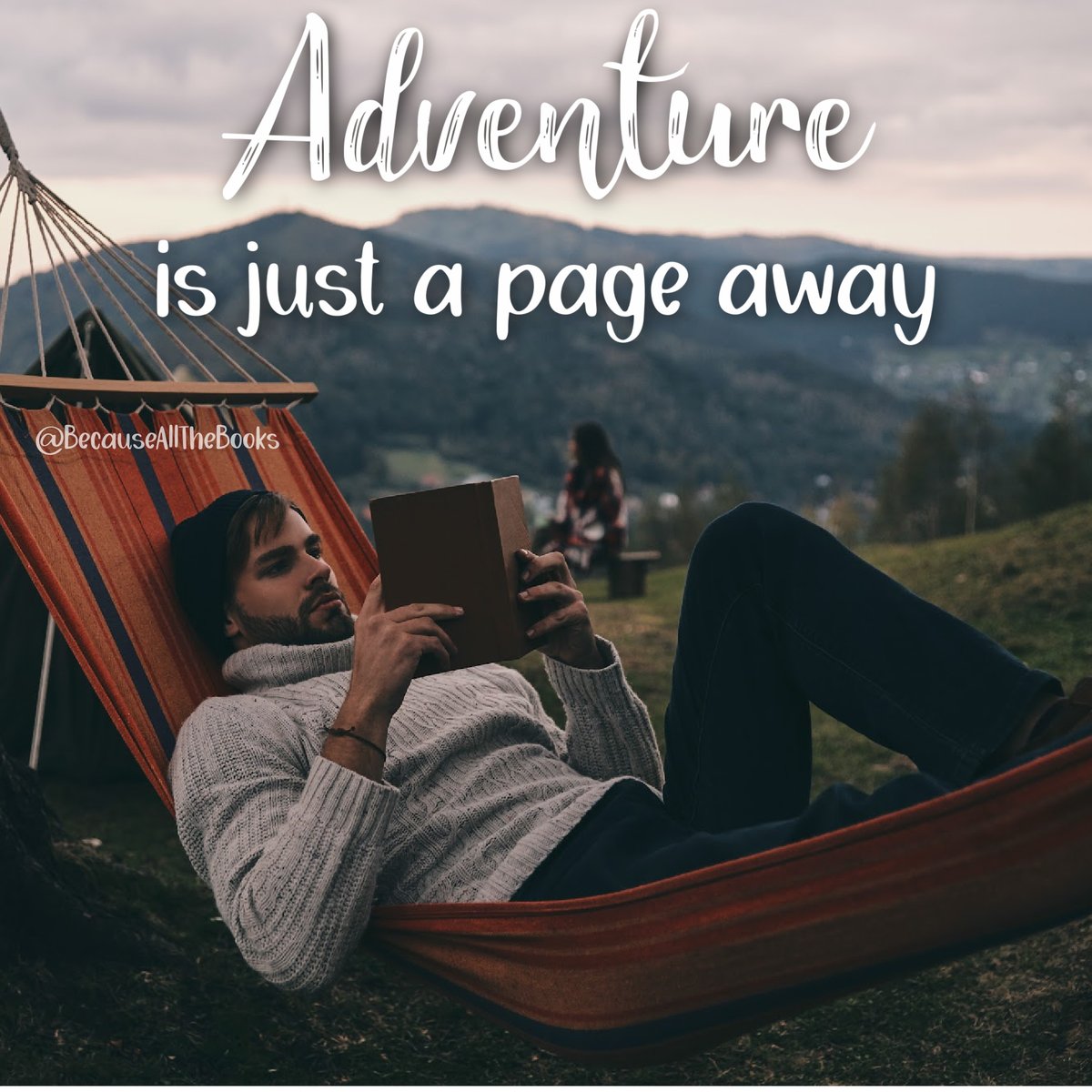 Let's go on an adventure! 

#BecauseAllTheBooks #BookAdventure #ReadingAdventures #BookTravel #BookishLife