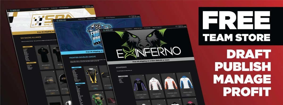 The thing that sets us apart from all other #esports merch providers, without exception, is we provide front end design tools to create your own products + back end tools to manage your own store and promocodes. There's much more on the 'what makes us different' list but that's