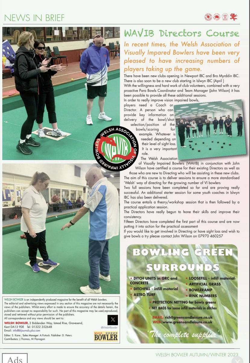 WelshVIBowls's tweet photo. The latest edition of @WelshBowler is OUT NOW and we are in it so check it out on the link below :

https://t.co/p84Dh5MMoN

Other great news in there too 👍😀🏴��󠁢󠁷󠁬󠁳󠁿

Thanks for supporting us👏 https://t.co/rjgCGbtyz8