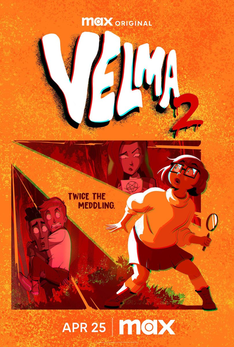 Póster promocional de la segunda temporada de Velma.

#Velma
#VelmaTheSeries