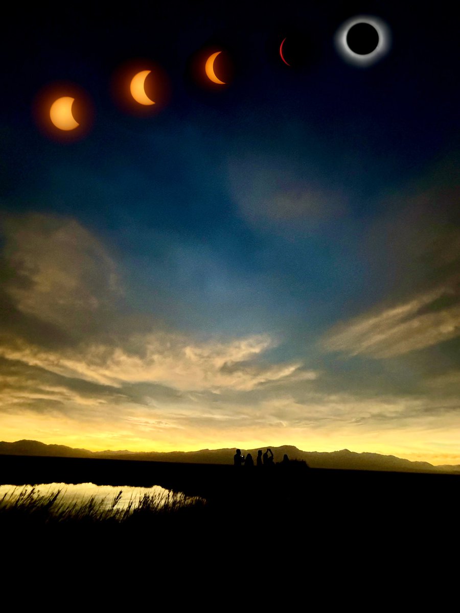 Eclipse Total. Cuatro Ciénegas, Coahuila.