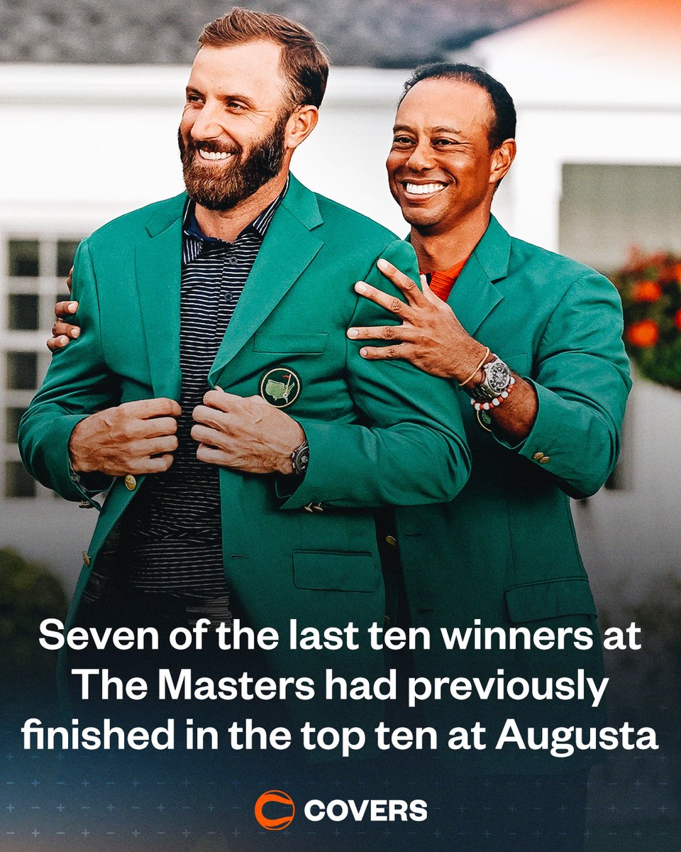 It's tough to win at Augusta National without Major success ✍️