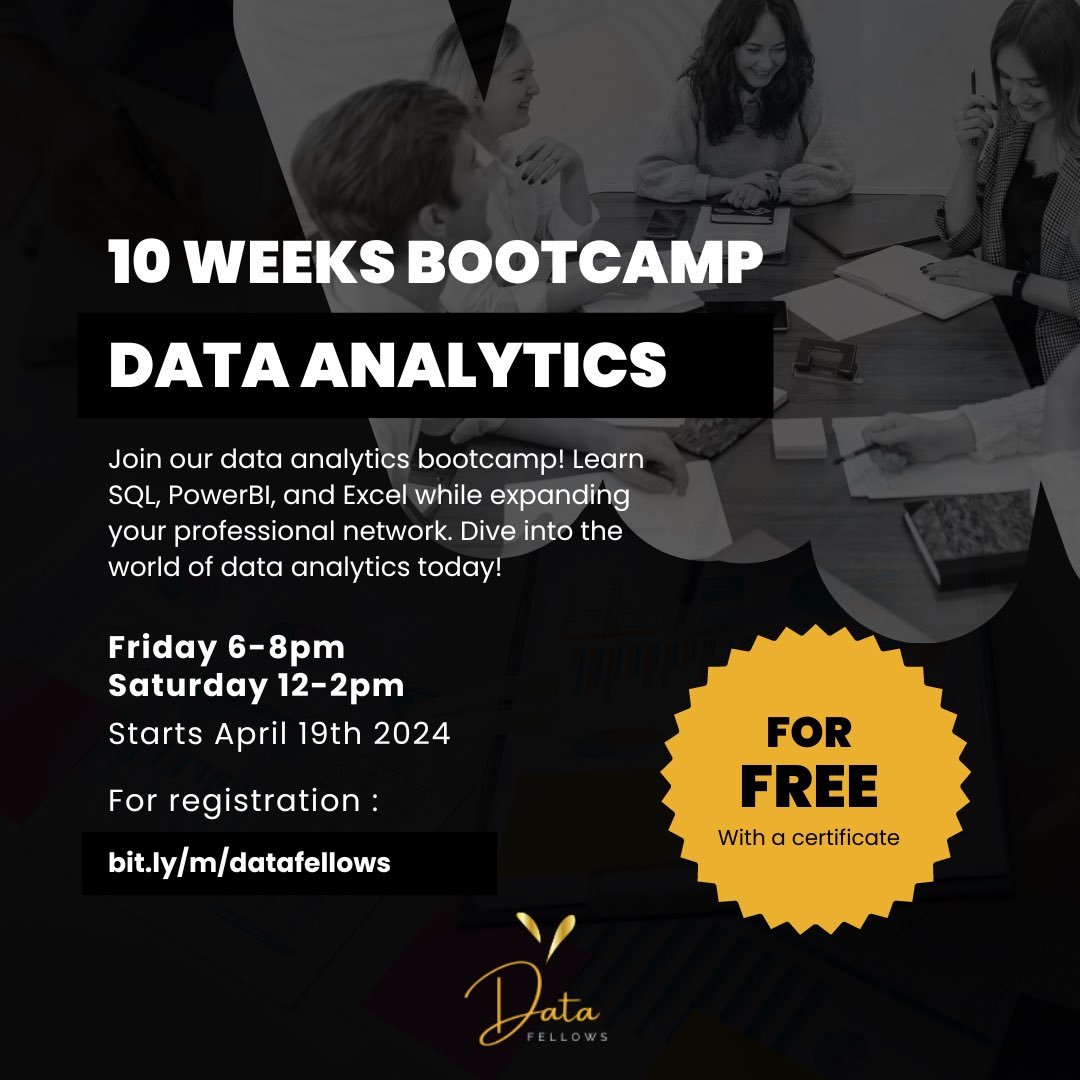 Hey everyone! We’ve been working on something exciting for you...

Join our 10-week Data Analytics Bootcamp starting April 19th!