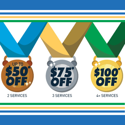 It's time to sprint to the finish line and go for the gold with these great services from Massey! Amazing deals on Pest Prevention, Termite Protection, Landscape Services, and Mosquito Services! Now through April 28th is your chance for savings glory! ow.ly/LeWn50RcEeq