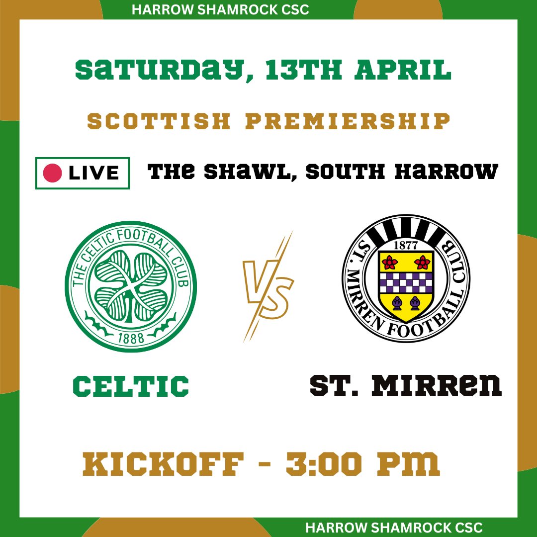Harrow Shamrock CSC tweet media