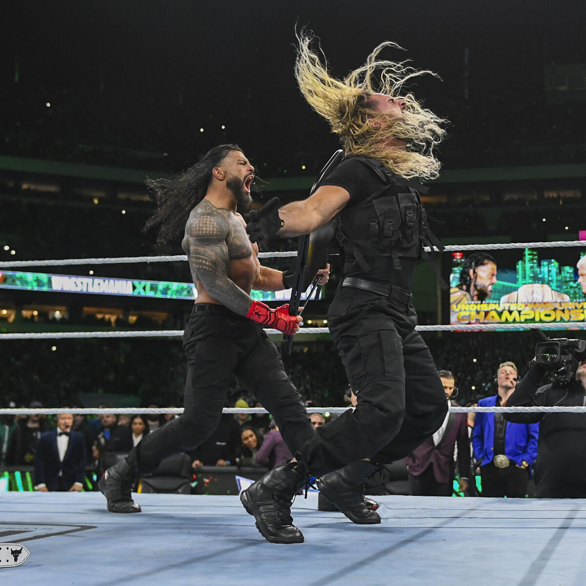 Reigns v Rollins | WM41 | 11 years of trauma, 10 years after Seth took Roman's WM31 moment. To end the cycle of hatred & revenge between the two once & for all. w/ long awaited closure as they embrace each other after the match. 🤌