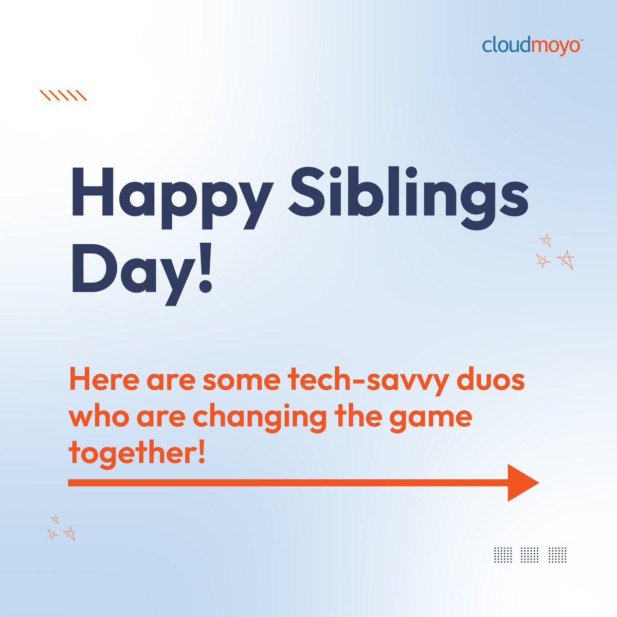 GoCloudMoyo's tweet image. Tech&apos;s finest siblings unite! Celebrating #SiblingsDay with the brilliant Altman Brothers, innovative Wolfram Brothers, and unstoppable Wojcicki Sisters. 💻👫  Share your sibling story in the comments below and spread the love! ❤️ 

#TechSiblings #HappySiblingsDay #SiblingsLove