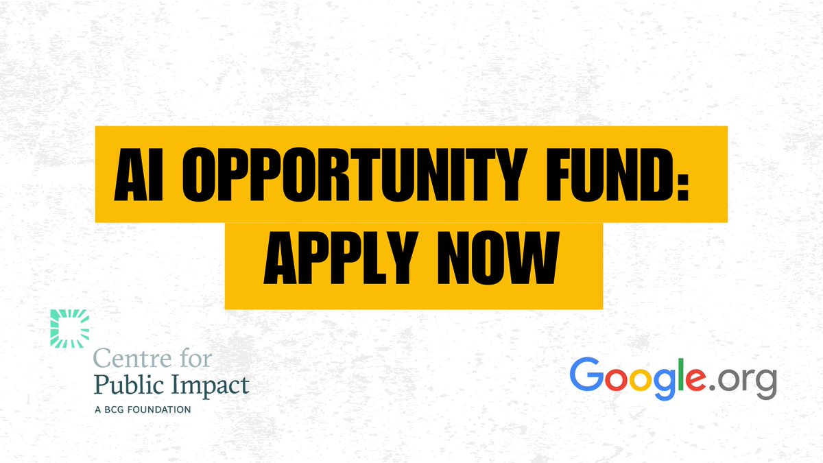 🚀 The Google.org AI Opportunity Fund: Europe is OPEN for applications! Apply now, and your org could benefit from bespoke training 👩‍🏫 on AI and cash support 💶 to upskill workers across Europe. aiopportunityfund.withgoogle.com