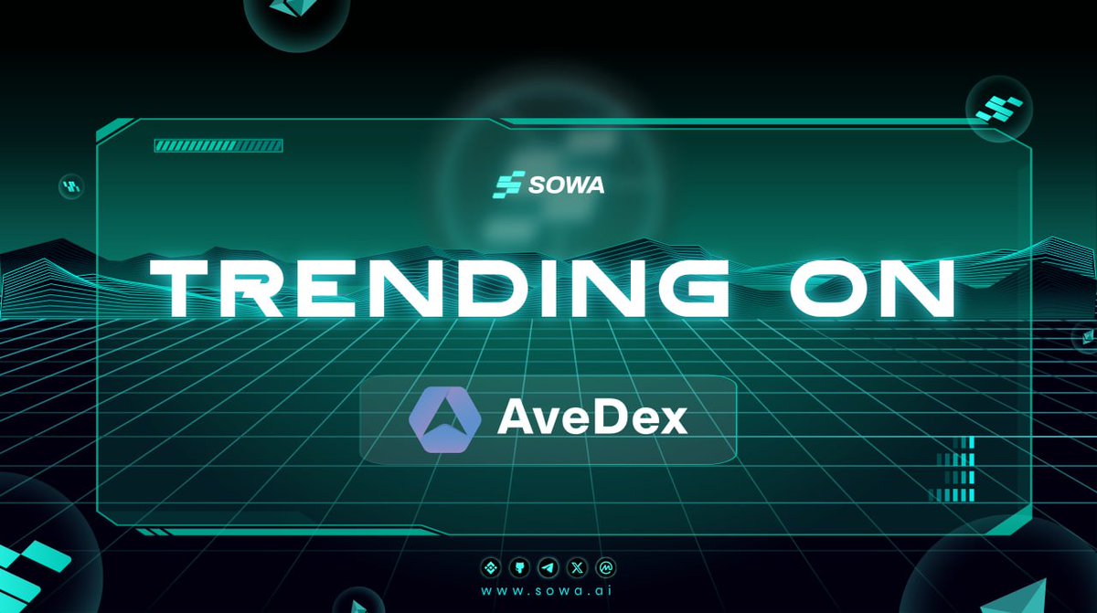 🔥SOWA AI: TOP 1 TRENDING ON AVEDEX NOW!!! 🚀 ➡️ We have updated the logo on Avedex and currently $SOWA has reached the top 1 of Avedex Trending 👑 🚀 Ave: ave.ai/token/0x72fca2… #SOWAAI #AI #Ethereum #Bullrun2024