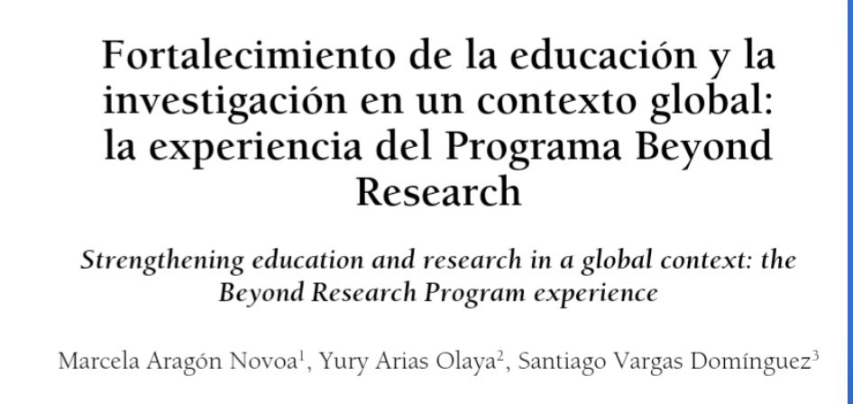 marcearagonqf's tweet photo. #BeyondResearch. Un programa que inició en pandemia en la @CienciasUNALBog y que se ha fortalecido en estos años! https://t.co/2vrMv4k86E