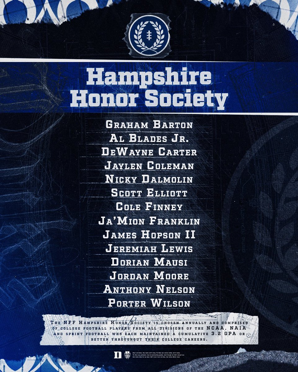 .@NFFNetwork Hampshire Honor Society 👏