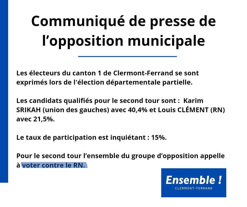 Ensemble Clermont-Fd tweet media