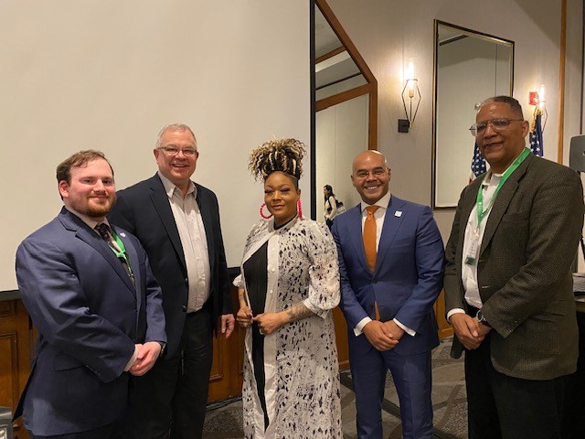 Join us in congratulating the #OhioAPEX team for receiving the Excellence in Diversity and Inclusion Award for Business Development at @ODOT_Statewide's 2024 Ohio's Civil Rights Transportation Symposium.