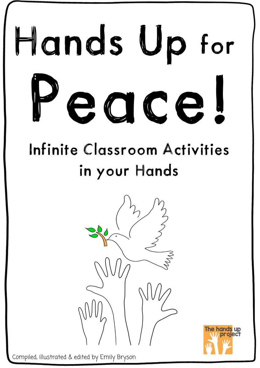 Absolutely delighted to announce the launch of this compilation of classroom activities for @HandsUpProject All proceeds go to providing moments of calm to the children of Gaza. Get your hands on your copy now at: HandsUpProject.org/shop #tesol #esol #tefl #telf #teaching