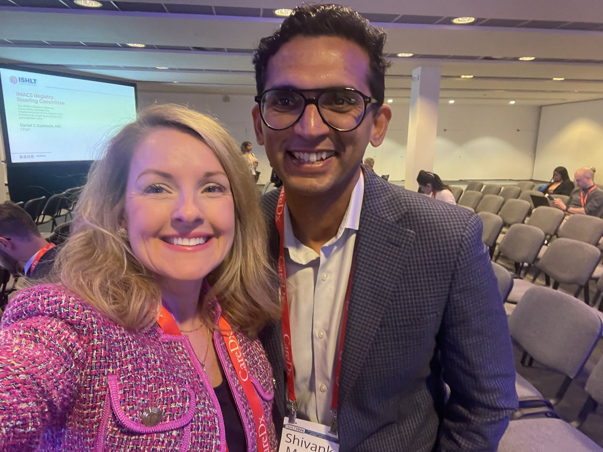 Always great to catch up with Shivank and hear of the amazing work he is doing @MontefioreNYC! Looking forward to hearing him present disparity data in OHT patients. Brigham AHFTC fellows are the best 👏🏻@MRMehraMD